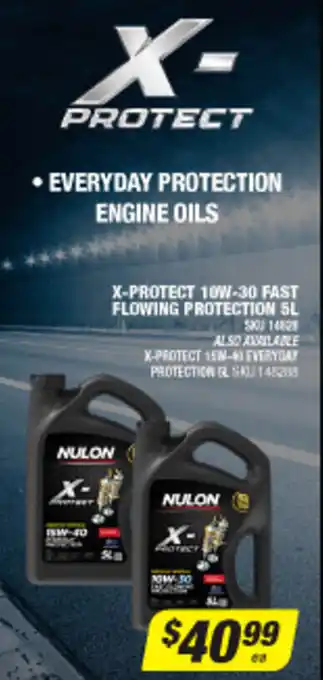 Autobarn Nulon - X-Protect 10W30 Fast Flowing Protection 5L offer