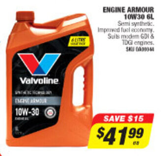 Valvoline Engine Armour 10w30 6L