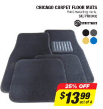 Autobarn Chicago Carpet Floor Mats offer