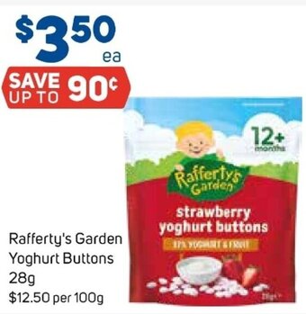 Foodland Rafferty's Garden Yoghurt Buttons 28g offer