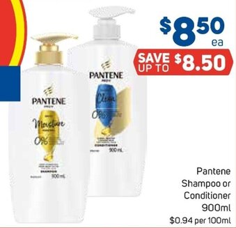 Foodland Pantene Shampoo or Conditioner 900ml offer