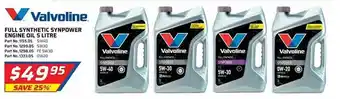 Auto One Full synthetic synpower engine oil 5 litre valvoline offer