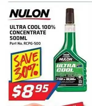 Auto One Ultra cool 100% concentrate 500ml nulon offer