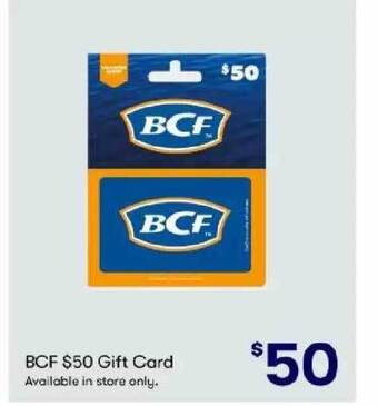 BIG W Bcf $50 gift card offer