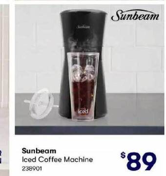 BIG W Sunbeam iced coffee machine offer