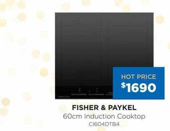 Bing Lee Fisher & paykel 60cm induction cooktop offer