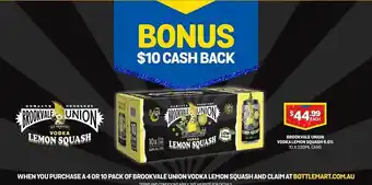 Bottlemart Brookvale union vodka lemon squash 6.0% offer