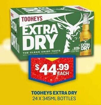 Bottlemart Tooheys extra dry offer