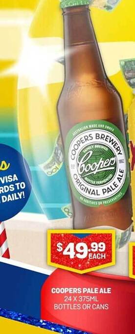 Coopers pale ale