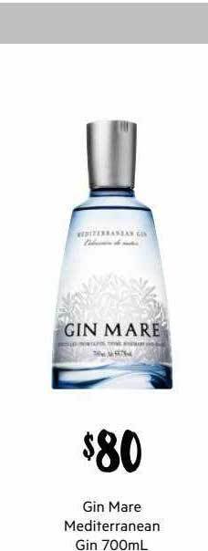 First Choice Liquor Gin mare mediterranean gin offer