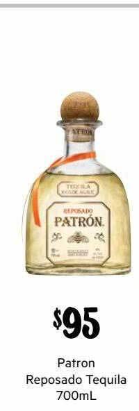 First Choice Liquor Patron reposado tequila offer