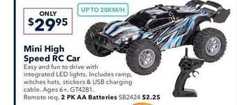 Jaycar Electronics Mini high speed rc car offer