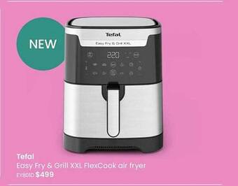 Myer Tefal easy fry & grill xxl flexcook air fryer offer