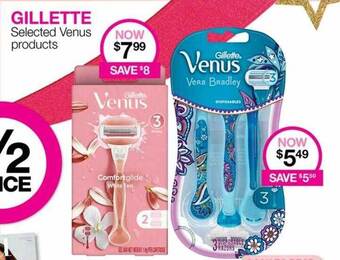 Priceline Gillette selected venus products offer