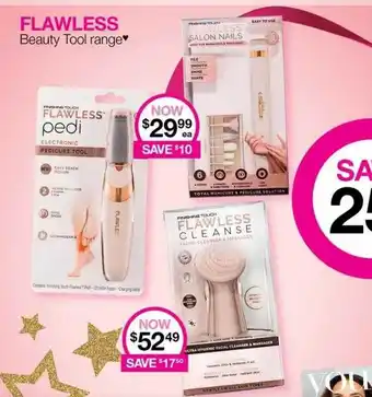 Flawless beauty tool range