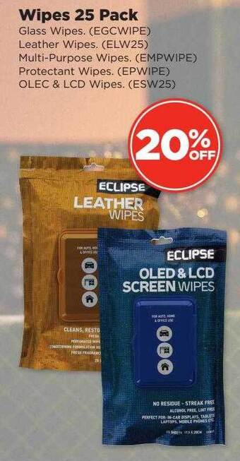 Repco Wipes 25 pack offer