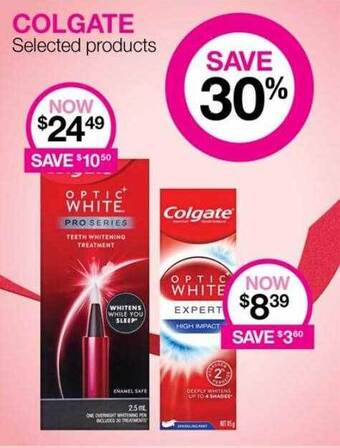 Priceline Colgate selected products offer
