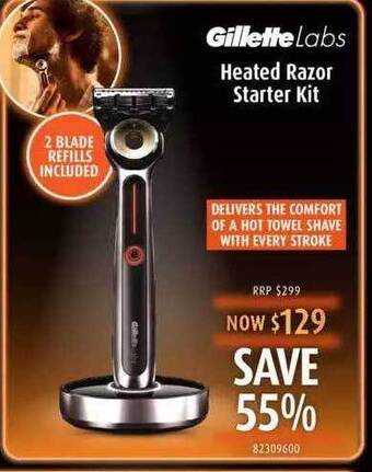 Shaver Shop Gillette labs heated razor starter kit offer