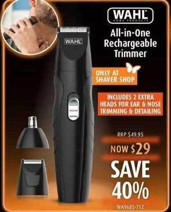 Shaver Shop Wahl all-in-one rechargeable trimmer offer