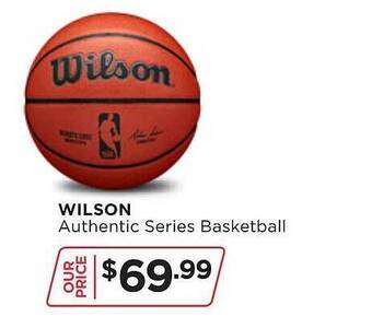 Sportspower Wilson authentic series basketball offer
