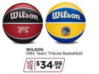 Sportspower Wilson nba team tribute basketball offer