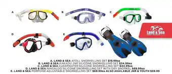 Sportspower Land&sea snorkelling set offer