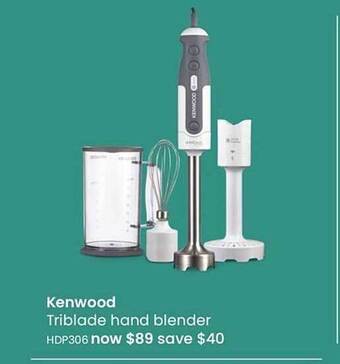 Myer Kenwood triblade hand blender offer