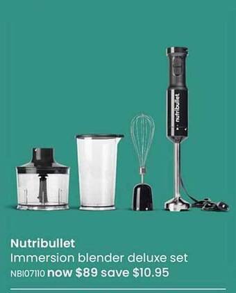 Myer Nutribullet immersion blender deluxe set offer