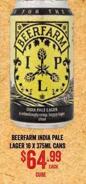 Beerfarm india pale lager