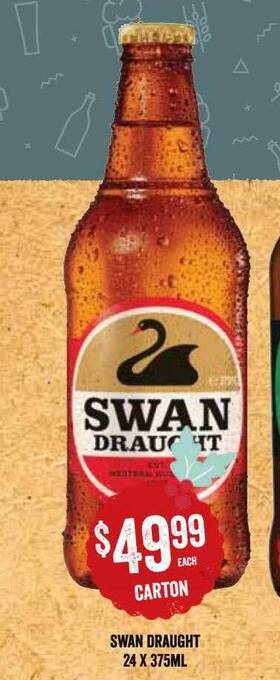 Spudshed Swan draught offer