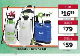 Pressure sprayer