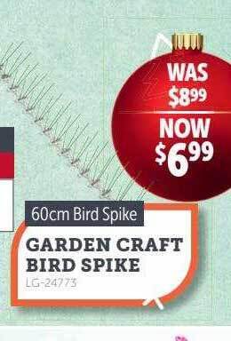 Stratco Garden craft bird spike offer