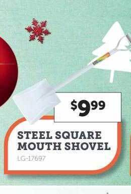 Stratco Steel square mouth shovel offer