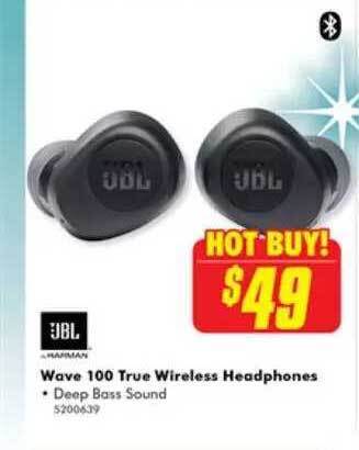 The Good Guys Jbl wave 100 true wireless headphones offer