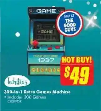 300-in-1 retro games machine
