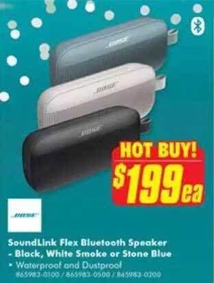 The Good Guys Soundlink flex bluetooth speaker offer