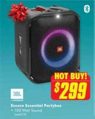 The Good Guys Jbl encore essential partybox offer
