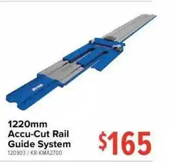 Total Tools 1220mm accu-cut rail guide system offer