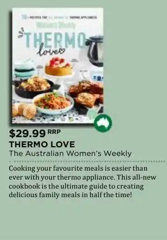Dymocks Thermo love the australian women's weekly offer