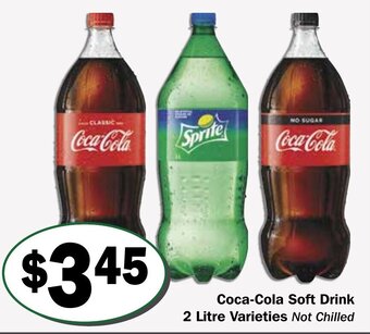 Friendly Grocer Coca-Cola Soft Drink 2 Litre offer