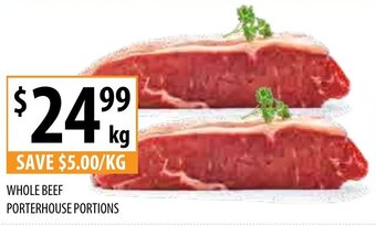 Supabarn Whole Beef Porterhouse Portions offer