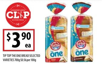 Supabarn Tip Top The One Bread 700g offer