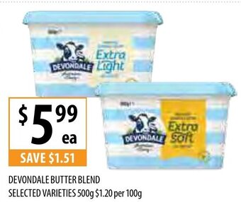 Supabarn Devondale Butter Blend 500g offer
