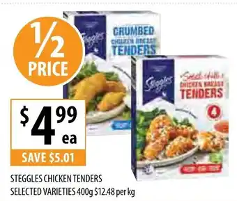 Supabarn Steggles Chicken Tenders 400g offer