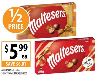 Supabarn Maltesers Gift Box 360/400g offer