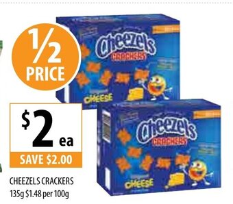 Supabarn Cheezels Crackers 135g offer