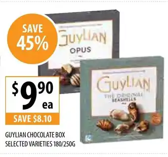 Supabarn Guylian Chocolate Box 180/250g offer