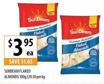 Sunbeam Flaked Almonds 100g