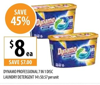 Supabarn Dynamo Professional 7 in 1 Disc Laundry Detergent 14's offer