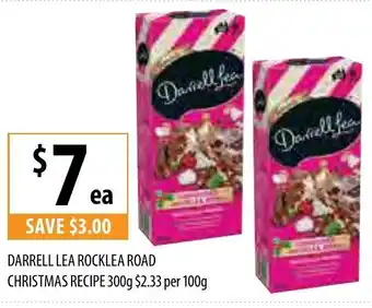 Supabarn Darrell Lea Rocklea Road Christmas Recipe 300g offer